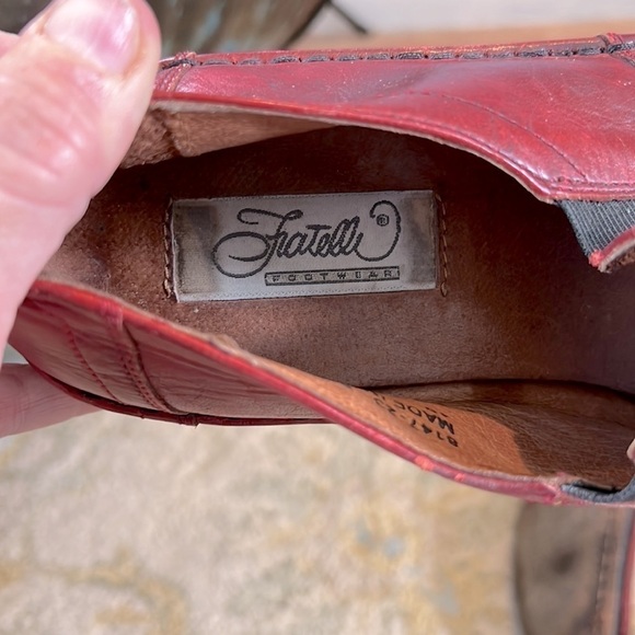Fratelli,Rich Wine Leather,SlipOn Loafers,Elastic Darts,Support Comfort,Size 8.5 main image 6
